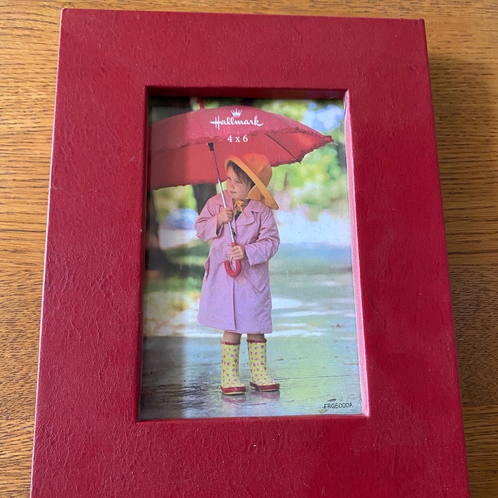 Red frame vintage retro
